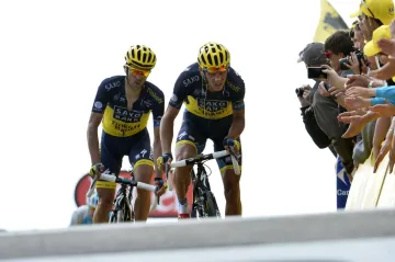 Roman Kreuziger s Albertem Contadorem