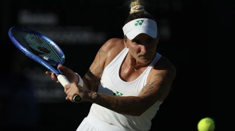 Markéta Vondroušová na Wimbledonu