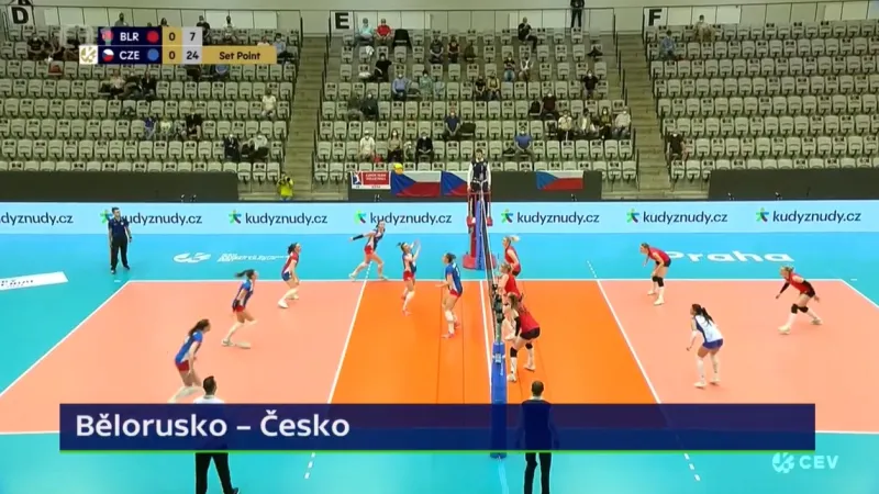 Volejbalistky jasně porazily Bulharsko