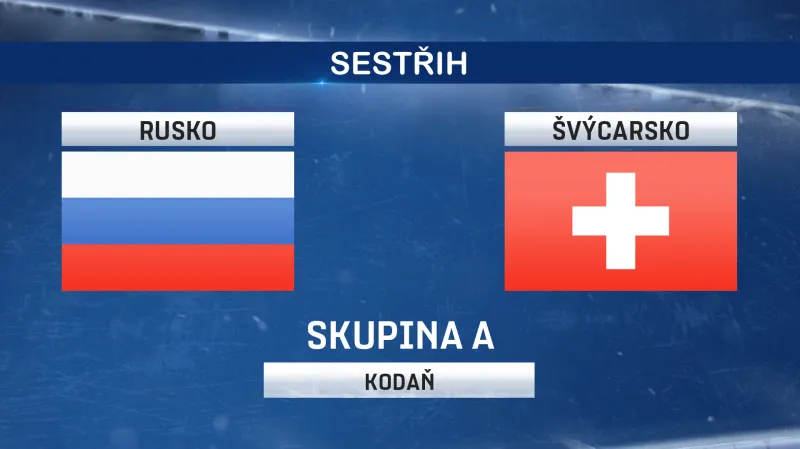 Sestřih utkání Rusko - Švýcarsko