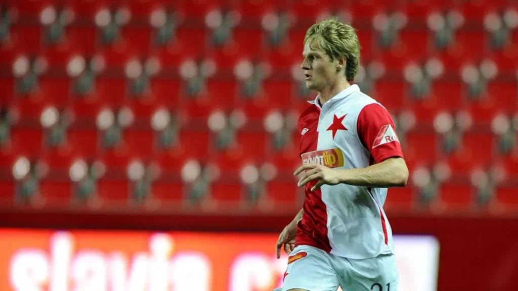 Štěpán Koreš v dresu Slavie