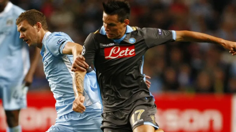 Utkání Manchester City - Neapol