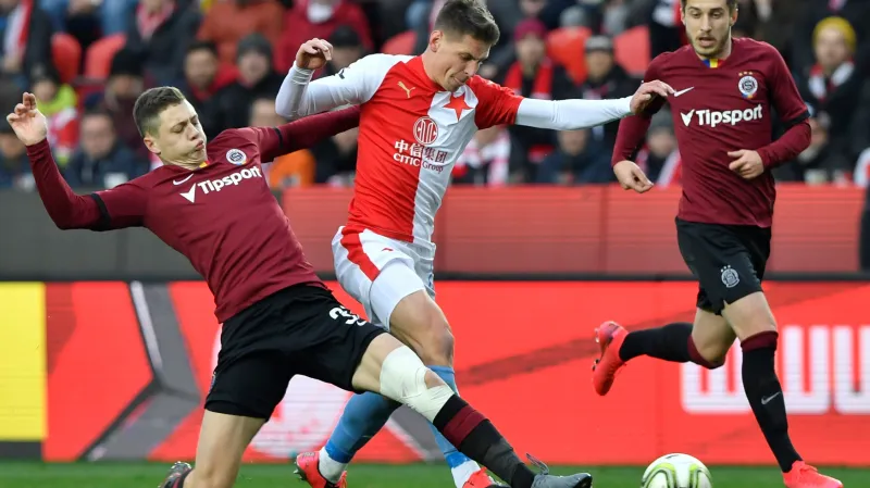 Utkání Slavia - Sparta