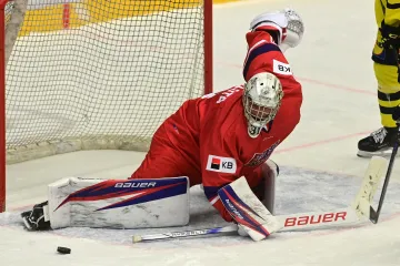 Brankář juniorské reprezentace Jakub Milota