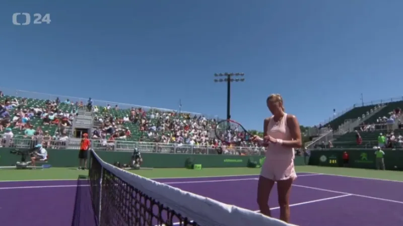 Kvitová po třísetové výhře míří v Miami dál