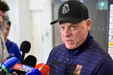 Radim Rulík na brífinku po příletu hokejové reprezentace