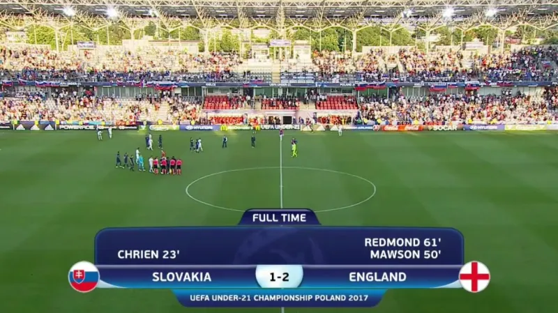 Sestřih utkání Slovensko U21 - Anglie U21