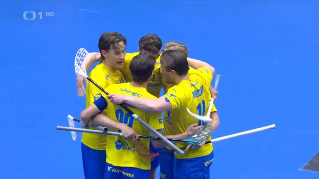 Florbalisté podlehli v přípravě Švédům v odvetě 3:4