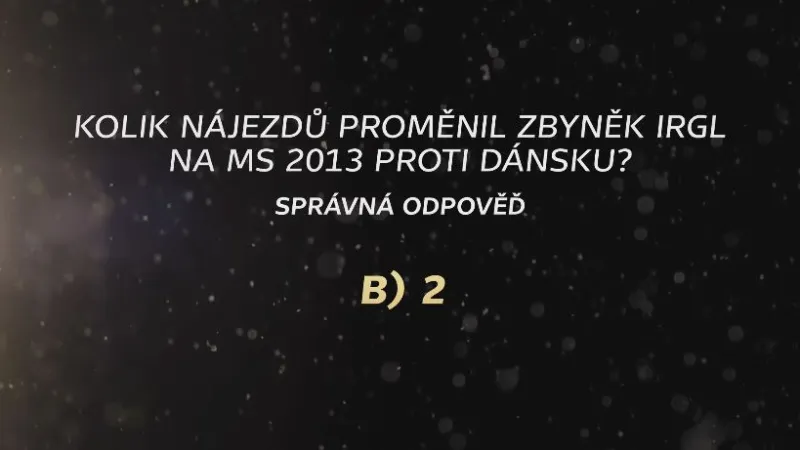 HOKEJOVÝ KVÍZ 15. 5. - SPRÁVNÁ ODPOVĚĎ