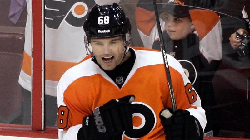 Jaromír Jágr v dresu Philadelphie