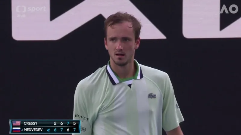 Medveděv si na Australian Open zahraje čtvrtfinále