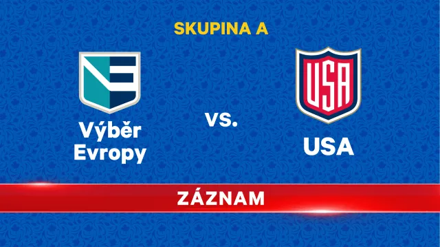 Záznam utkání Výběr Evropy - USA