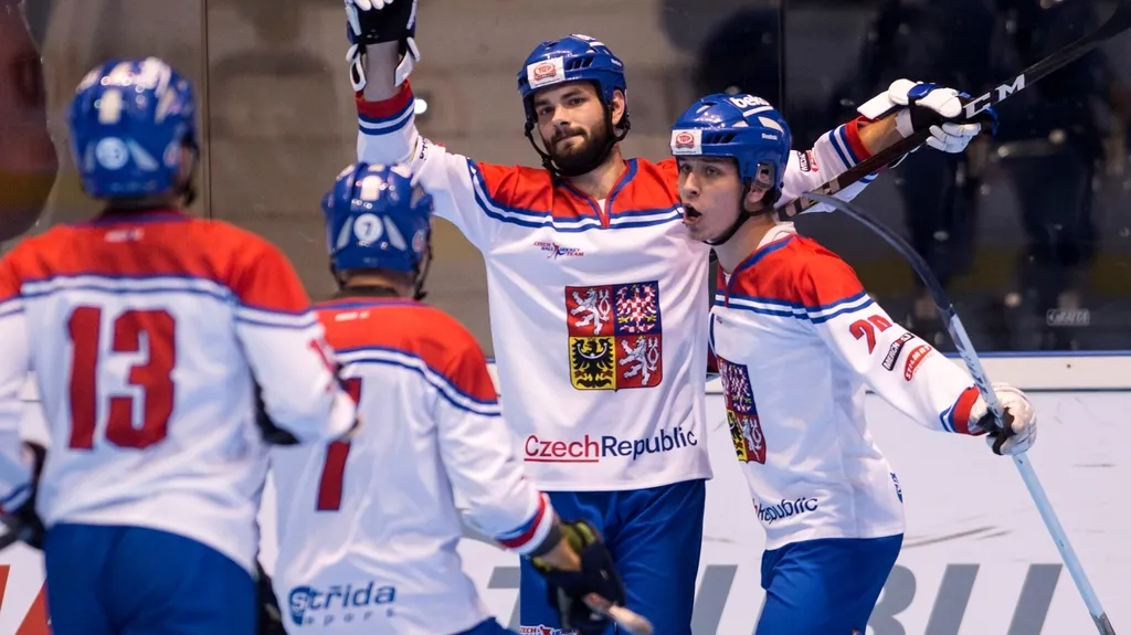 Radost českých hokejbalistů