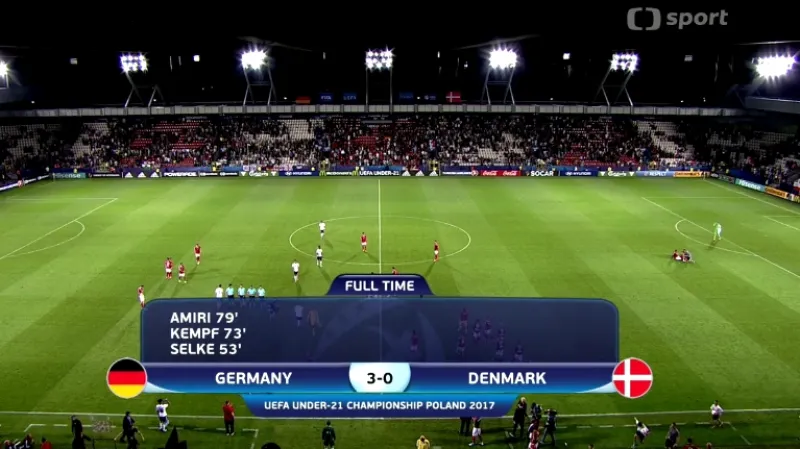 Sestřih utkání Německo U21 - Dánsko U21