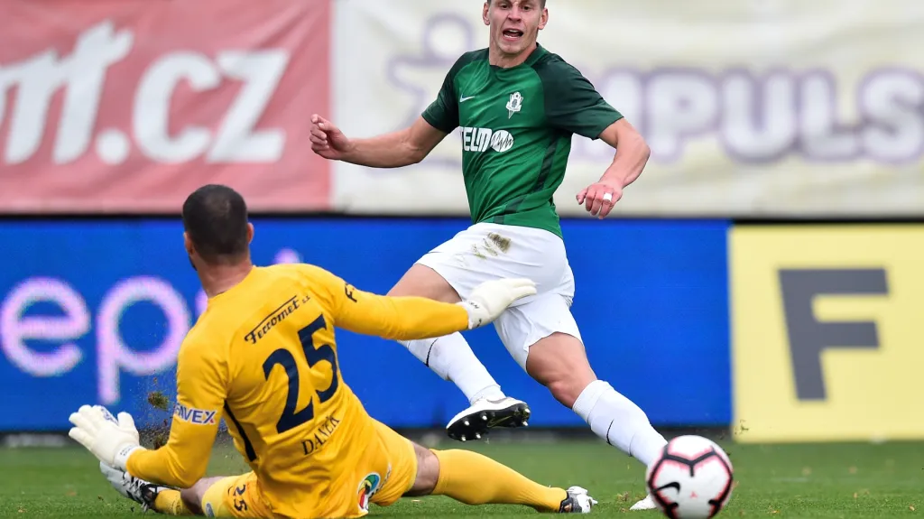 Jablonecký Lukáš Masopust proti Slovácku