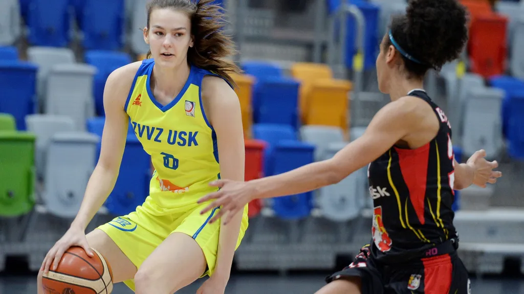 Veronika Voráčková v dresu USK Praha