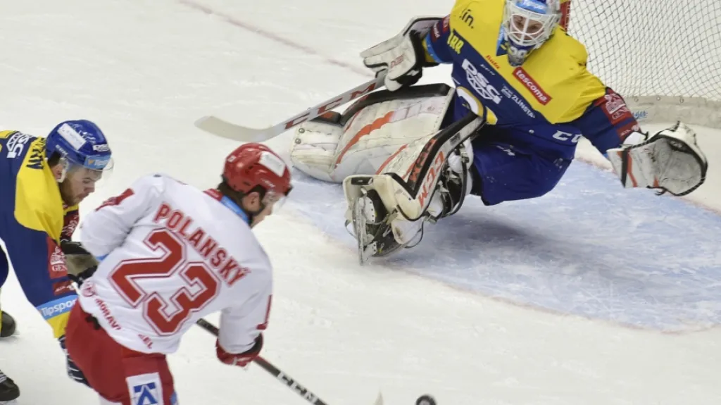 Utkání Třinec - Zlín