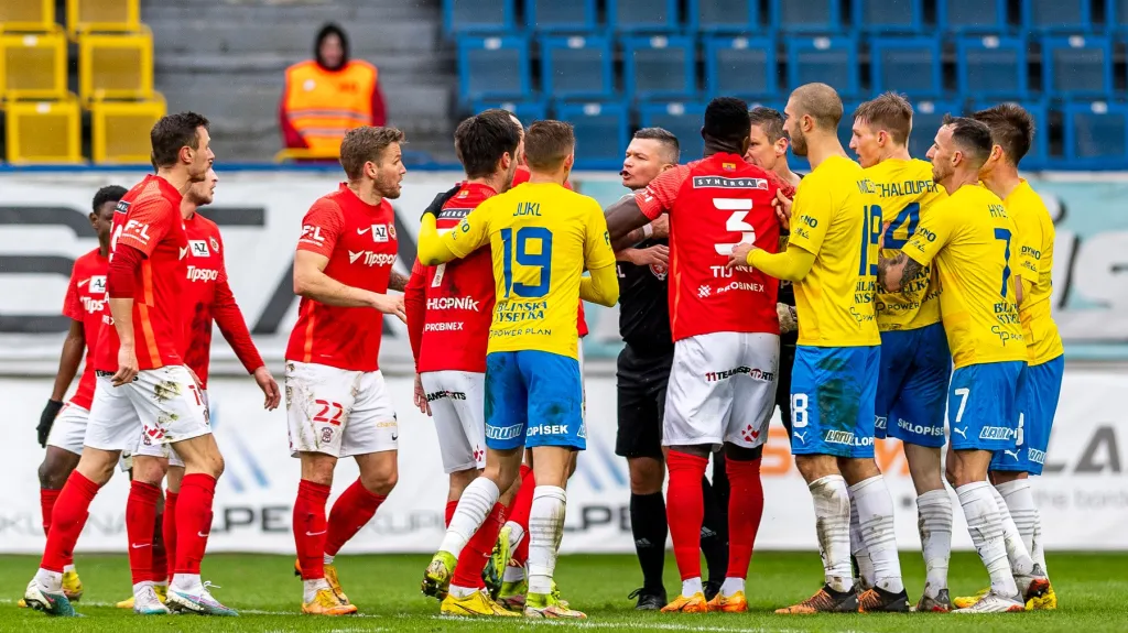 Ladislav Szikszay v utkání Teplice – Brno