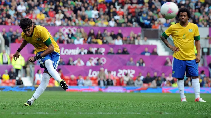 Neymar v dresu Brazílie