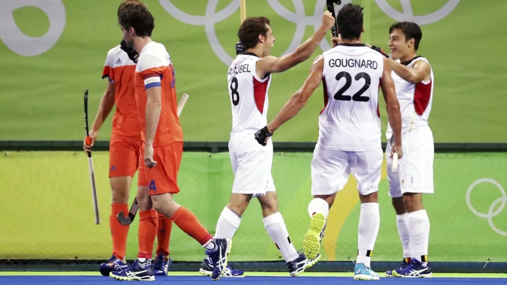 Pozemkáři Belgie slaví vítězném semifinále proti Nizozemsku