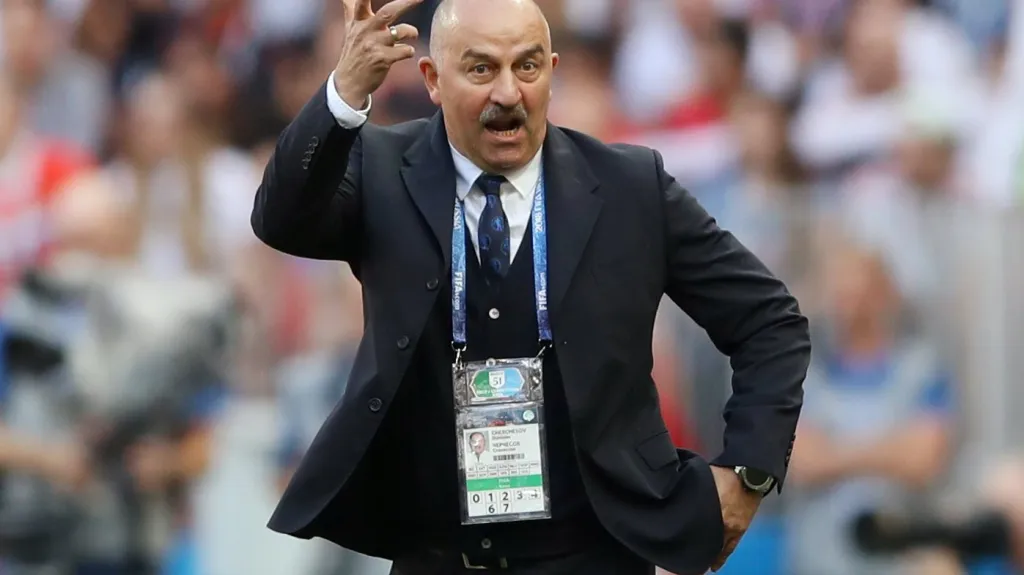 Trenér ruské reprezentace Stanislav Čerčesov