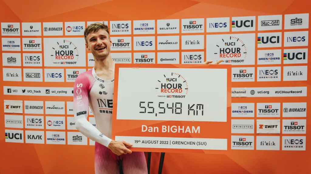 Rekordman v hodinovce Dan Bigham