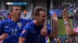 Gól v utkání Česko - Chorvatsko: Rakitič - 0:2 (59. min.)