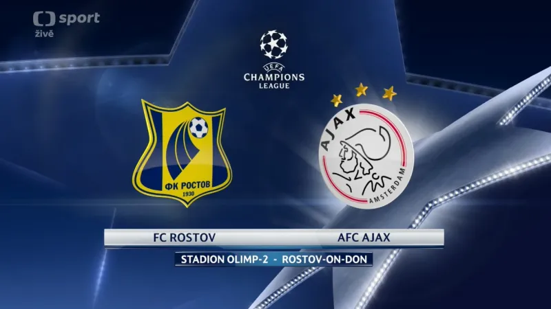 Sestřih utkání FK Rostov - Ajax