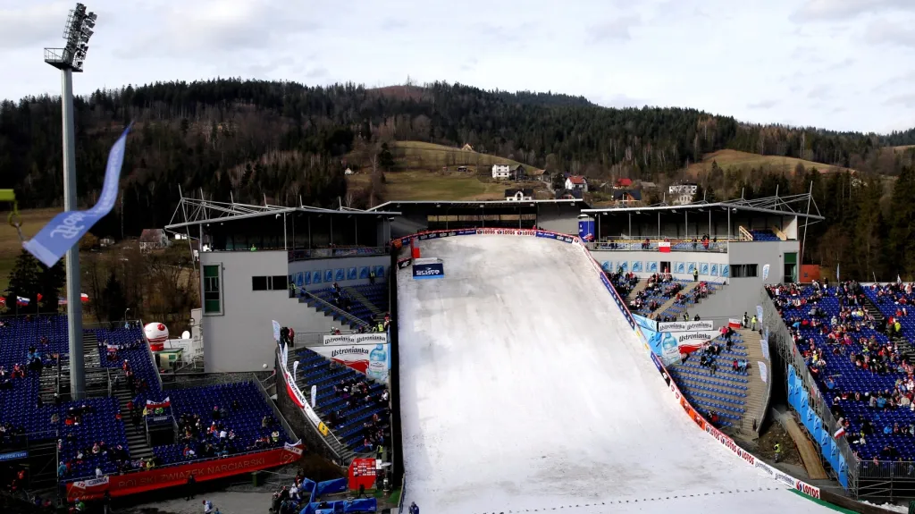 Skokanský areál v polské Wisle