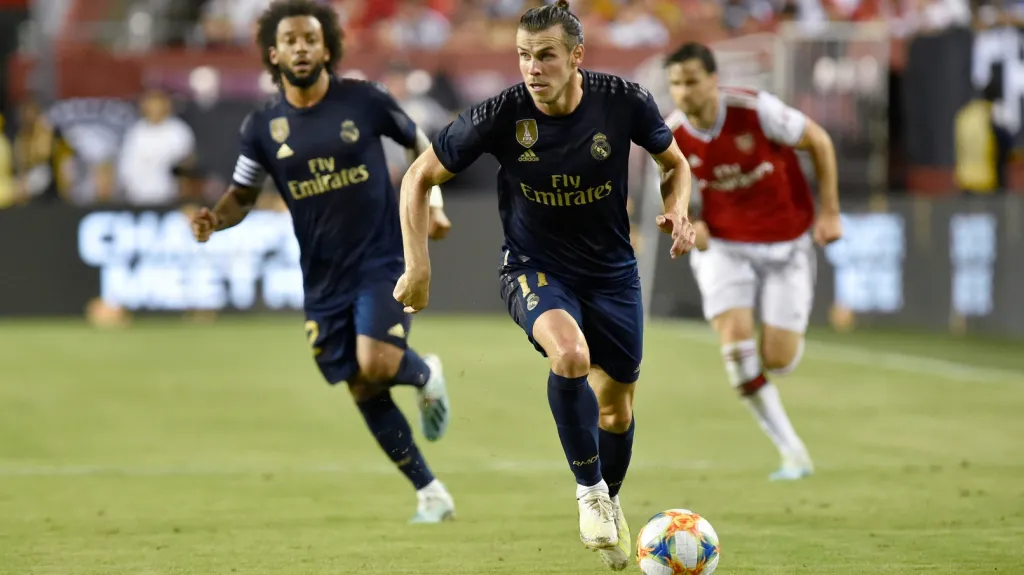 Gareth Bale v dresu Realu Madrid