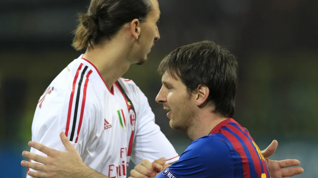 Zlatan Ibrahimovič a Lionel Messi