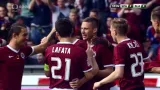 Gól v utkání Sparta - Slavia: Hušbauer - 2:0 (53. min)