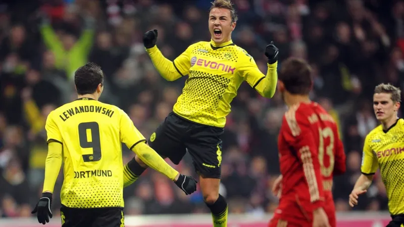 Radost hráčů Dortmundu