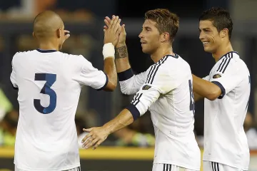 Radost fotbalistů Realu Madrid