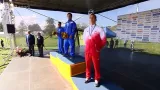 Medailový ceremoniál v trojské loděnici