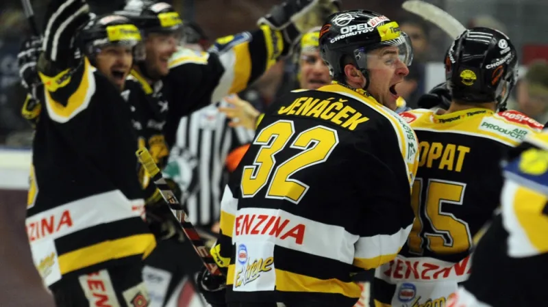 Radost litvínovských hráčů z postupu