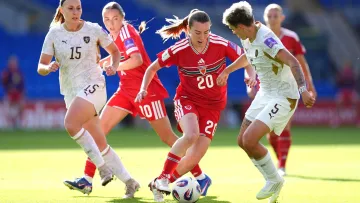 Záznam utkání kvalifikace MS fotbalistek Wales – Česko