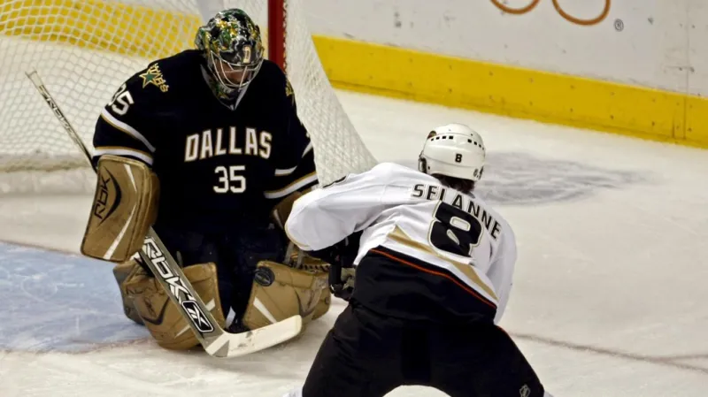 Teemu Selänne v dresu Anaheimu