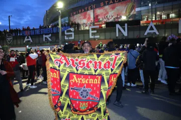 Fanoušci Arsenal slaví titul