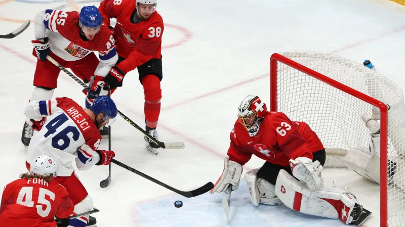 Utkání Česko - Švýcarsko