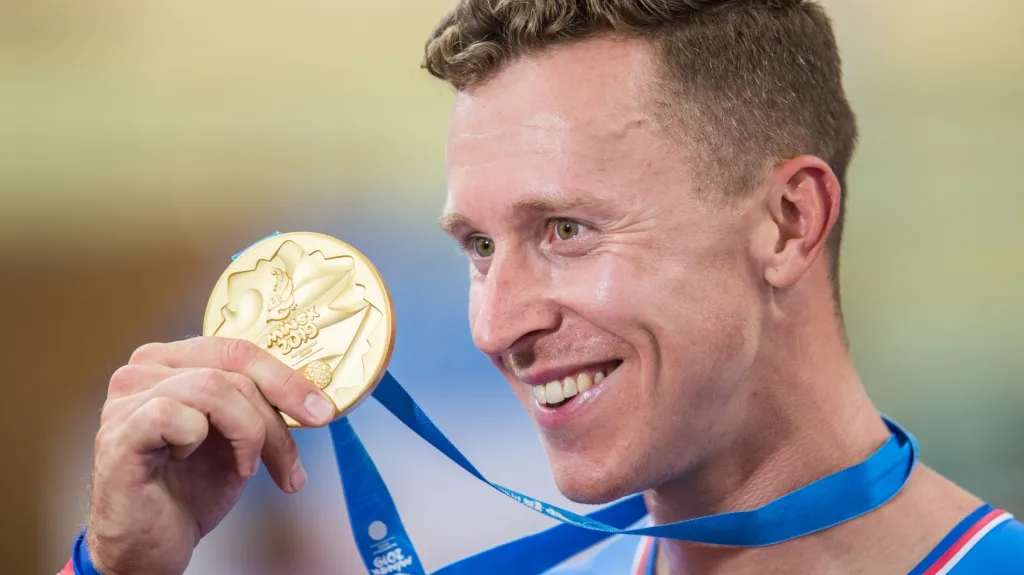 Tomáš Bábek se zlatou medailí z Evropských her