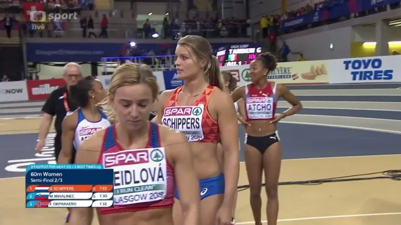 Semifinálový běh na 60 m a ohlasy Kláry Seidlové