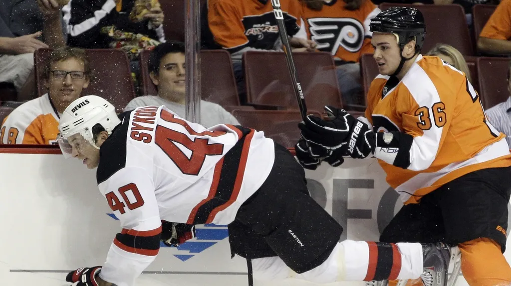 Petr Sýkora v dresu New Jersey