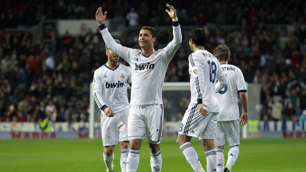 Cristiano Ronaldo s hráči Realu