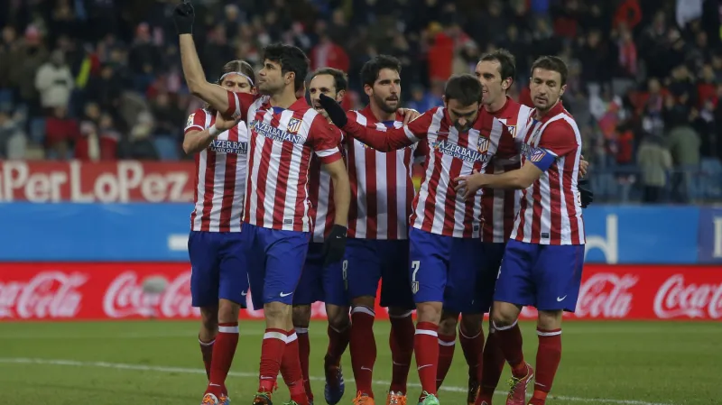 Slavící hráči Atlética Madrid