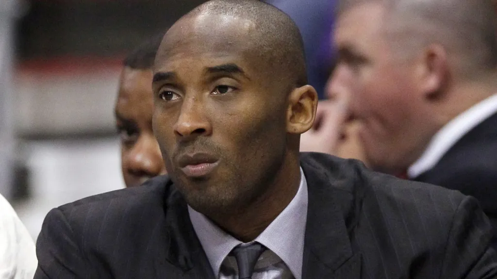 Kobe Bryant na lavičce