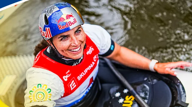 Vítězná jízda a ohlas Jessicy Foxové – krátký slalom kajak