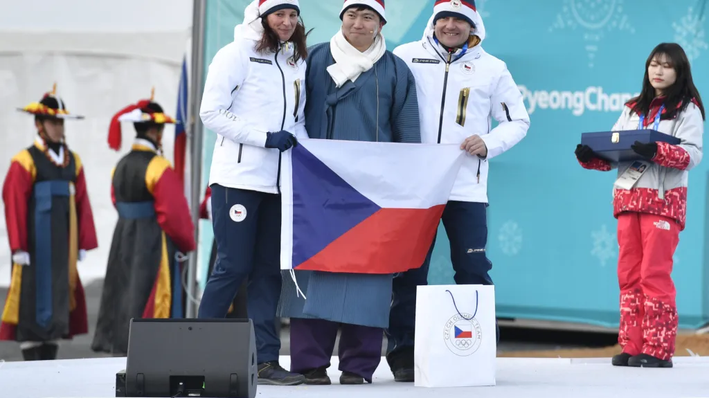Uvítací ceremoniál pro českou výpravu
