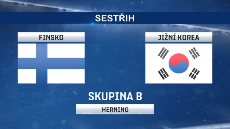 Sestřih utkání Finsko - Jižní Korea