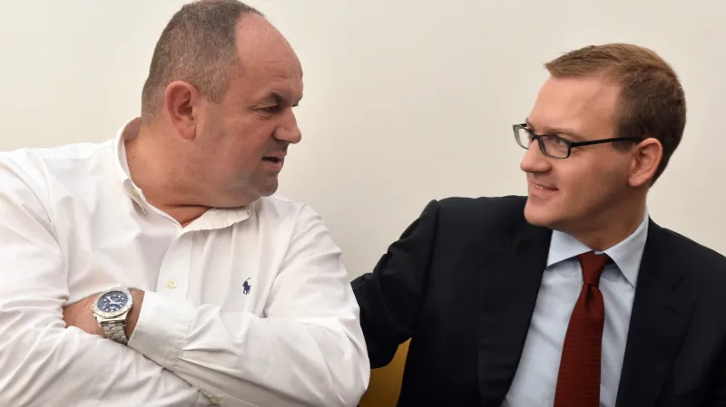 Miroslav Pelta a Daniel Křetínský